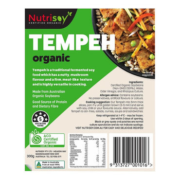 Nutrisoy Organic Tempeh 300g